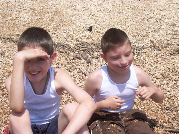 Anywhere Quinten went, Cameron went too. Despite being the younger brother, Cameron was Quinten's bodyguard. He fought for him, he told him his secrets, he snuggled him when he wasn't feeling well. When he was in first grade, I actually had to home school him, because he couldn't function in public school- he was too worried about where Quinten was, and if he was ok. 