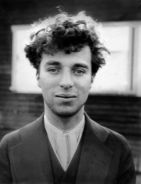6.) A picture of the young Charlie Chaplin at age 27 in 1916.