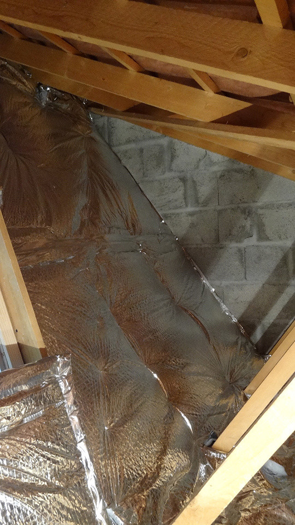 To stabilize the temperature, lots of insulation was added.