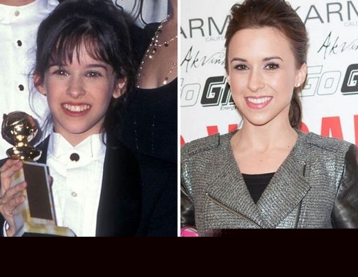 Lacey Chabert - 1996 and now.