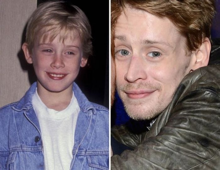 Macaulay Culkin - 1991 and now.