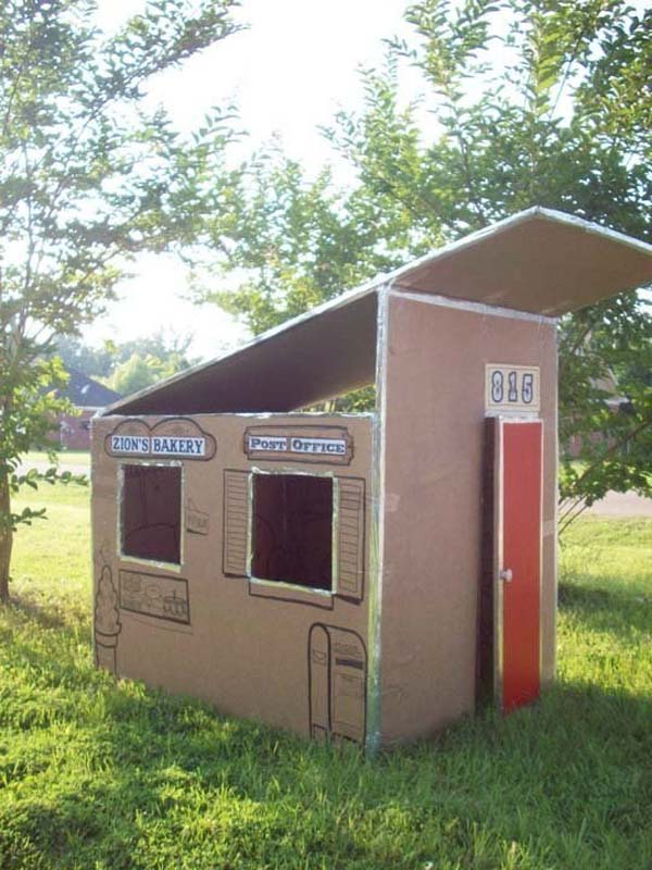 8.) Making a playhouse can be cheaper than you think.