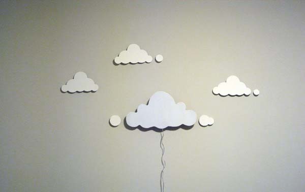 11.) This cloud cutout lamp is simple, but beautiful.