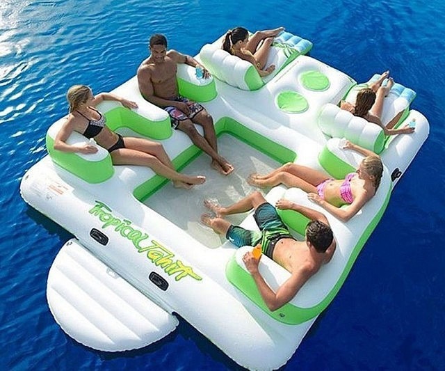 3. Relax with with a floatie that fits all your friends.
