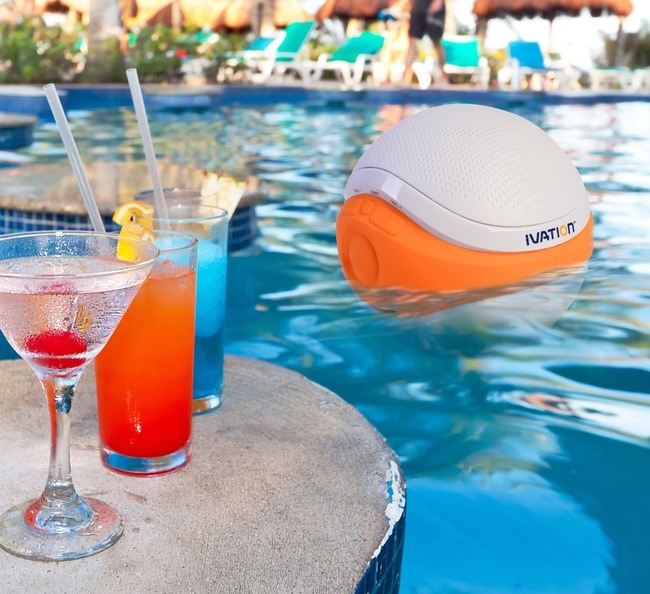 6. Pump up the summer jams with this waterproof floating speaker.