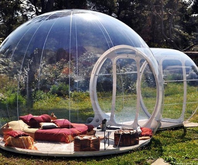 12. Channel John Travolta (or Jake Gyllenhaal if you're more into the remake) with this bubble-boy approved tent.