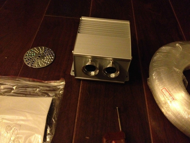 Here is the light source.