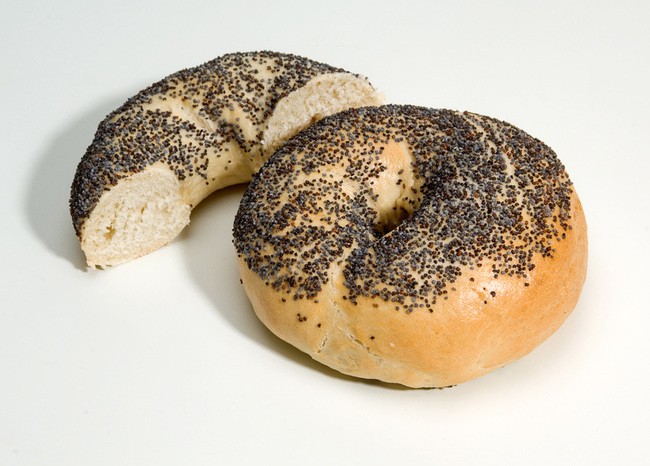 8. Poppy Seed Bagels - You'd have to eat a lot (like, A LOT) but it&rsquo;s not like bagels are filling or anything.