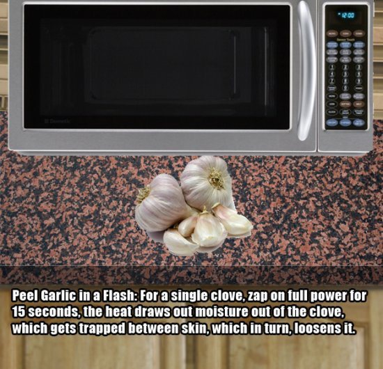 13.) How to peel garlic super quick