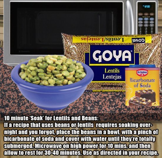 16.) Don't want to soak beans overnight?