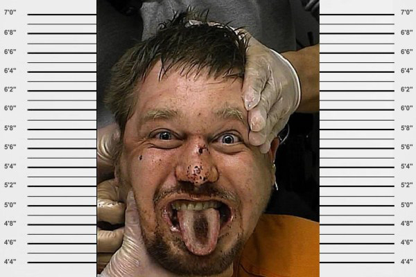 19. This man may or may not be high.