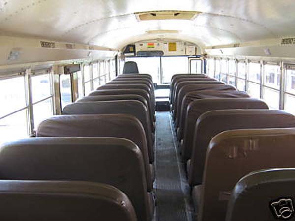 The first step was getting rid of the seats, which was a long and painful process.