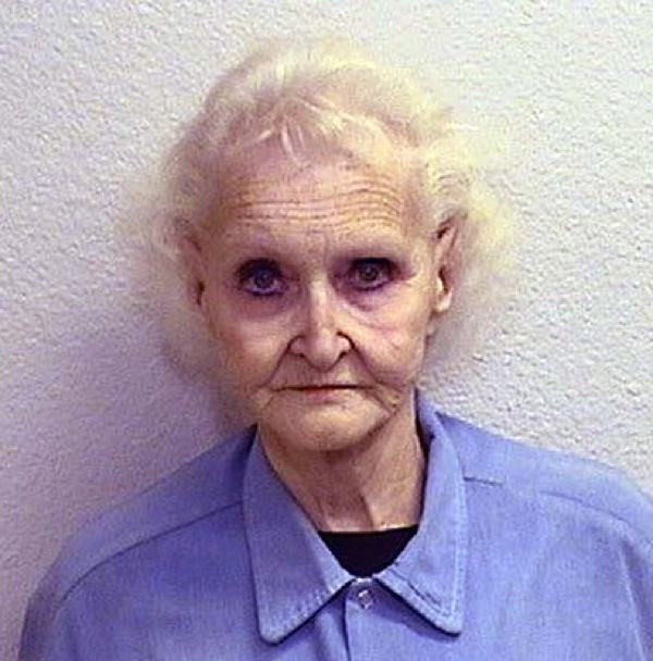 14. Dorothea Puente: In the 1980s, Puente ran an elderly boarding house in California where she stole from, and eventually murdered, her tenants. Police found 7 bodies buried behind the property, most victims of poison. She was sentenced to life in prison and died in 2011.