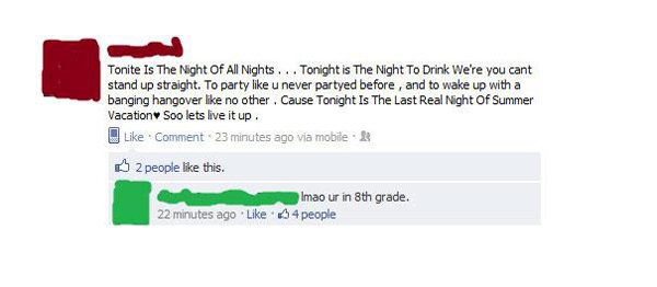 20.) Someone needs to go to bed or else he'll be grumpy.