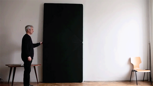 6. The Evolution Door (a folding, kinetic door)