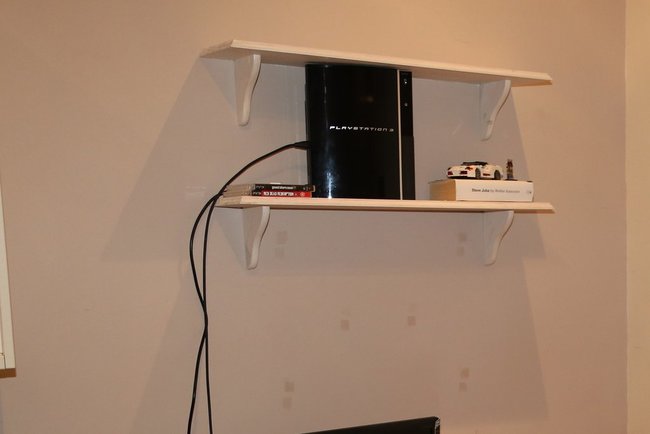 He set up all of his essentials.