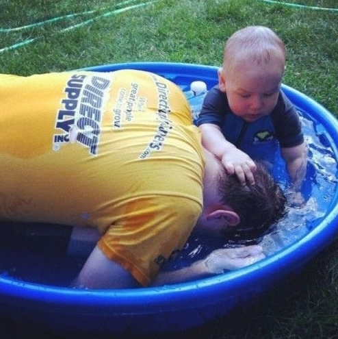 Shhhh, daddy. Sleep now. SHHHH!