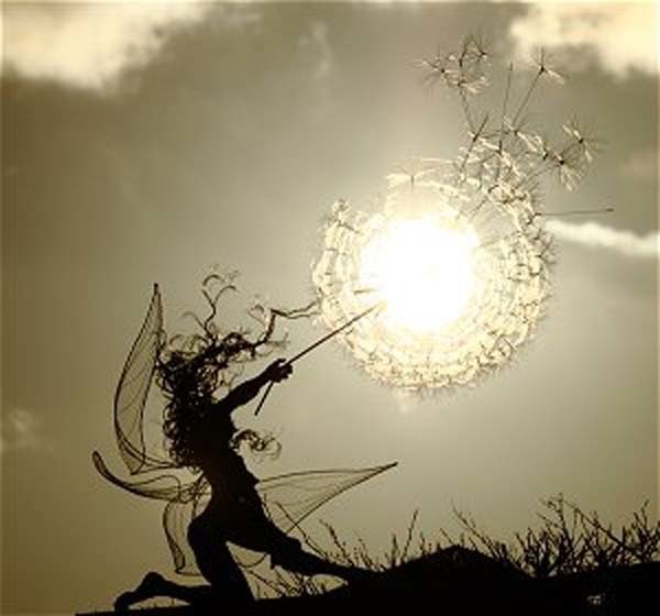 17.) Fill a container with coffee beans and use as a handy makeup brush storage.