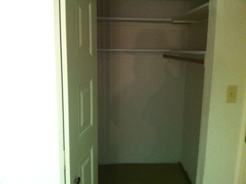It all started out with a 4.5 foot walk-in closet. It didn't look like much at first.