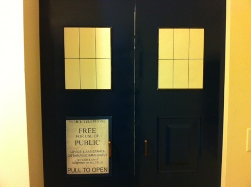 He had his very own TARDIS. (Nerd. Heaven.)