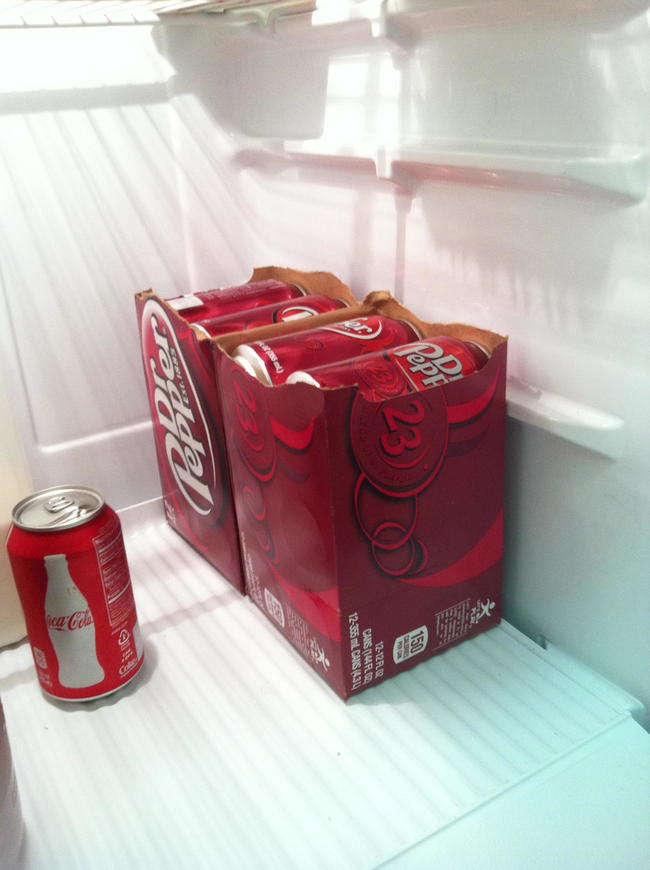 Make your 12-pack mini-fridge sized.