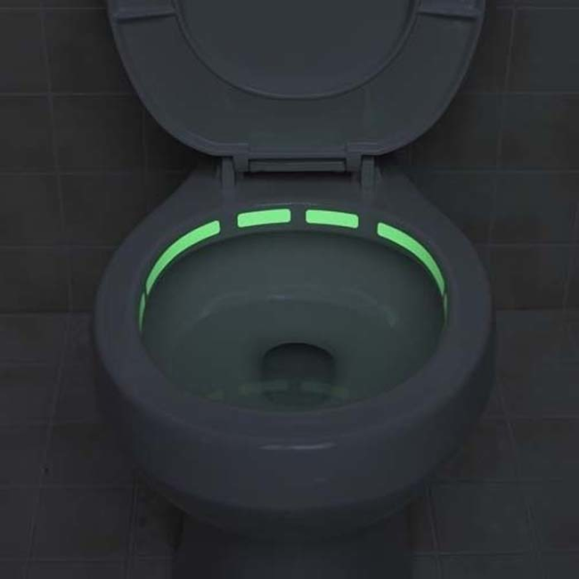 Never miss the toilet in the dark again.