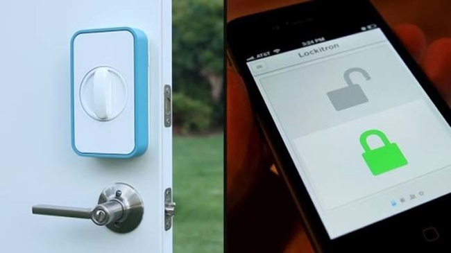 Lock and unlock your doors using your smartphone.