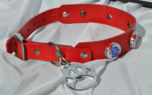 Turn your pup into a party animal by attaching a bottle opener to their leash.