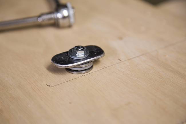 Another lock to secure the drawer.