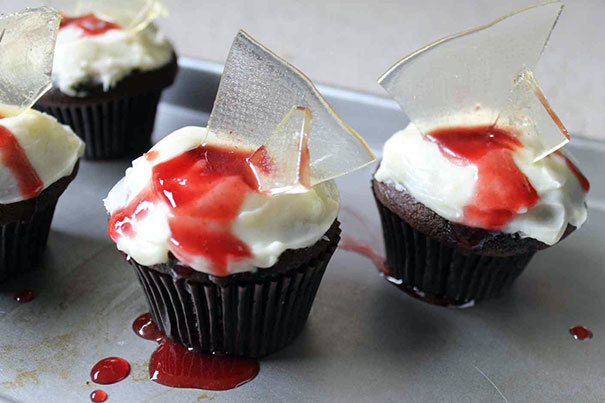 Broken Glass Cupcake