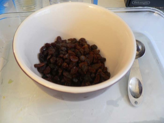 Thanks to FDA regulations, up 10 insects and 35 fruit fly eggs are allowed per 8 ounces of raisins.