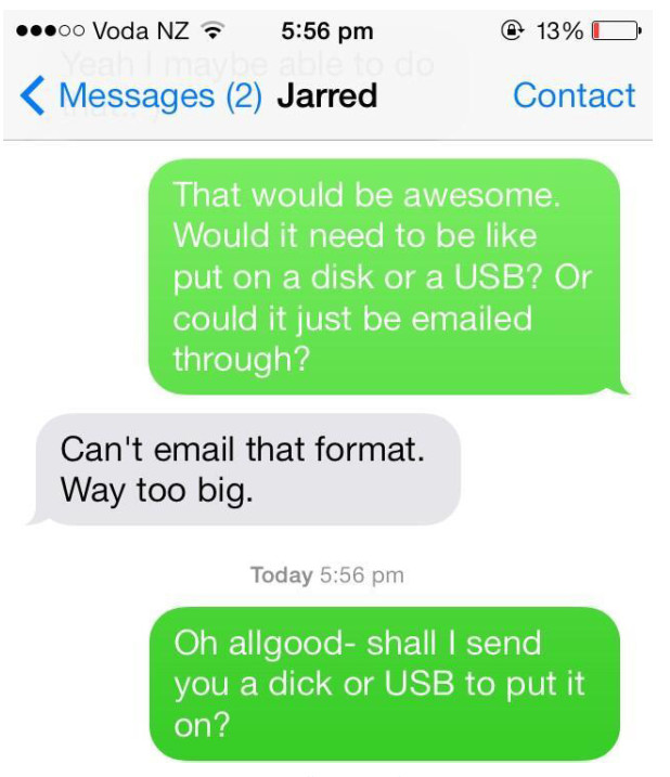 You had me at "Large File."