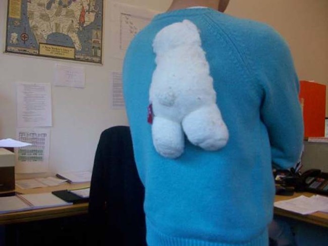 Until you see the back. Then it reaches maximum ridiculousness.