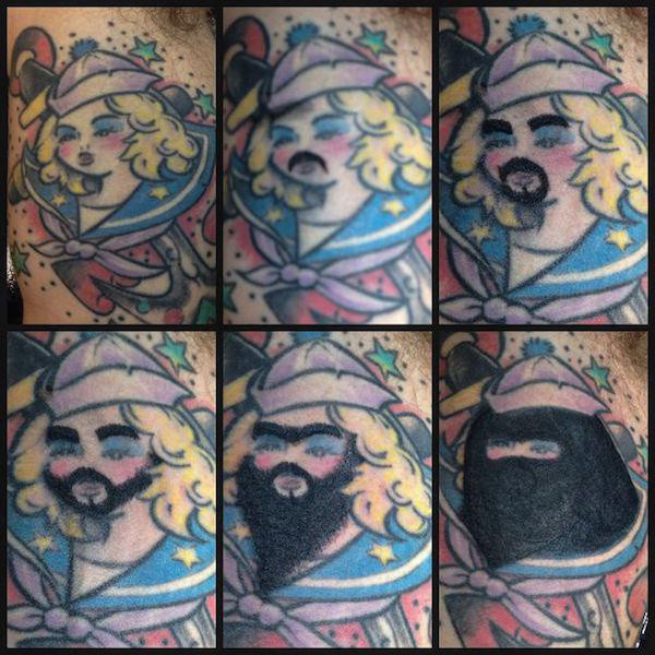 I think the original is better.