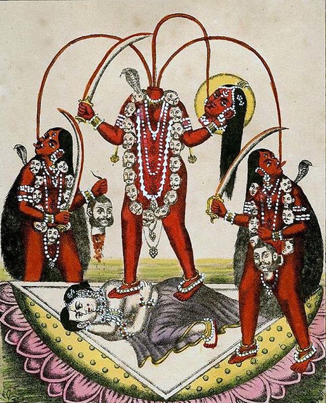 Decapitation is messy.