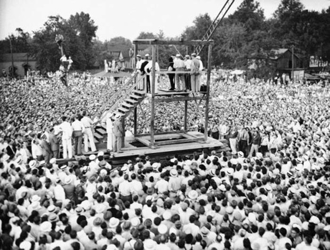 Beheadings were a public spectacle.