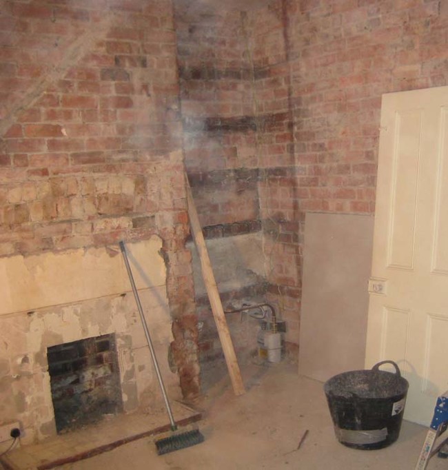 All he wanted to do was show his wife his handiwork. Instead, he caught a ghost.