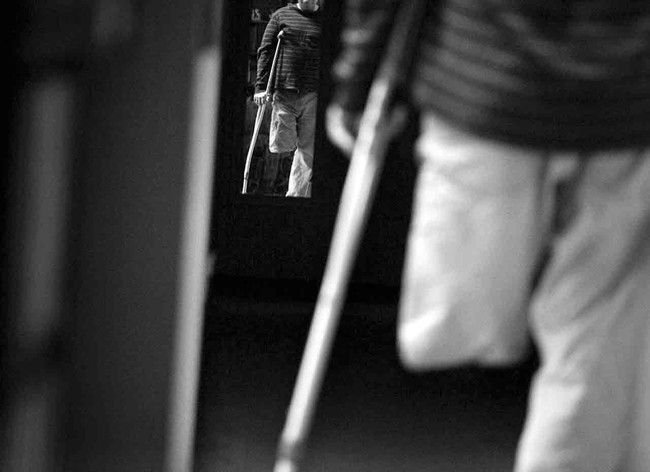 When George Boyer was a boy, he didn't want to be an athlete or a rock star when he grew up. Instead, he aspired to be a one-legged man. It wasn't until he was 68 that he got his wish...