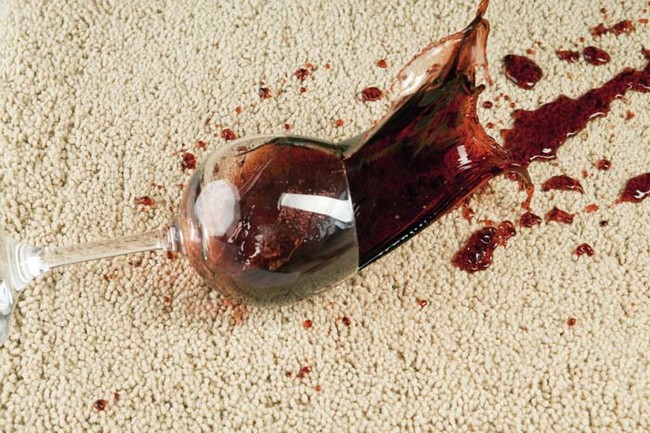 Get rid of red wine stains with white wine.