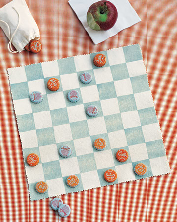 Make some neat checkers.