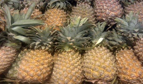 Pineapples get sweeter with salt.