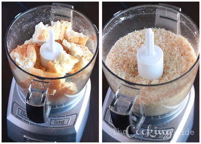 Stale bread? Throw it in a food processor and make bread crumbs. 