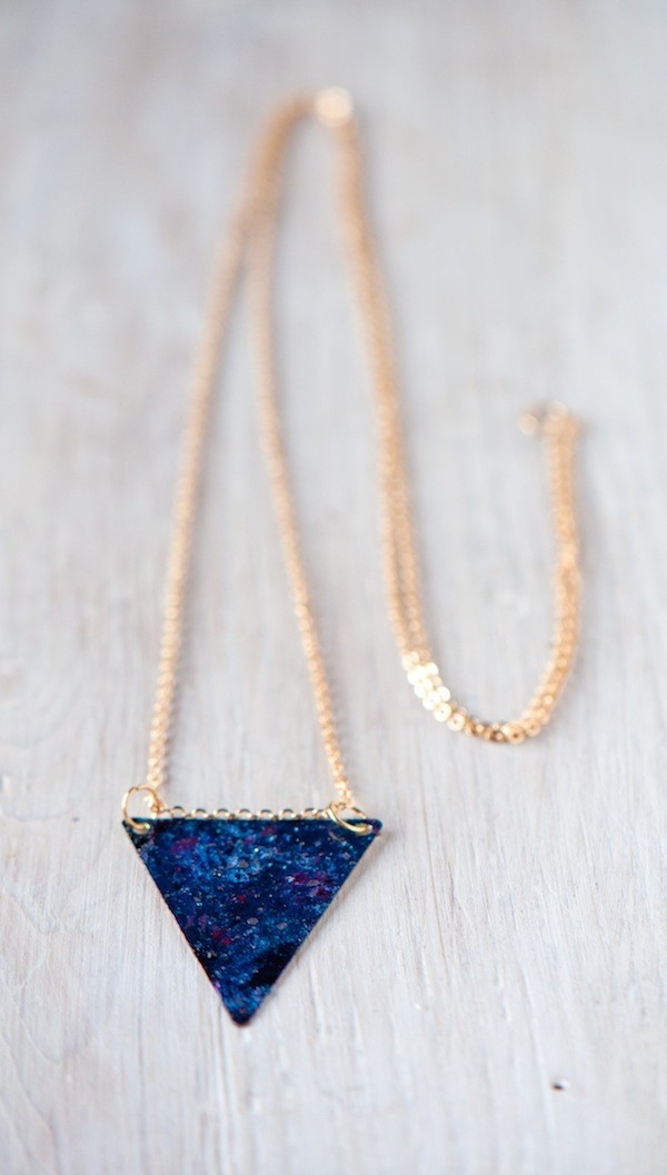 Craft a beautiful, galactic necklace