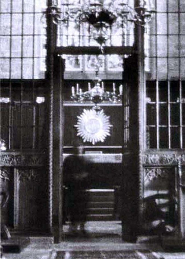 A clear double exposure.