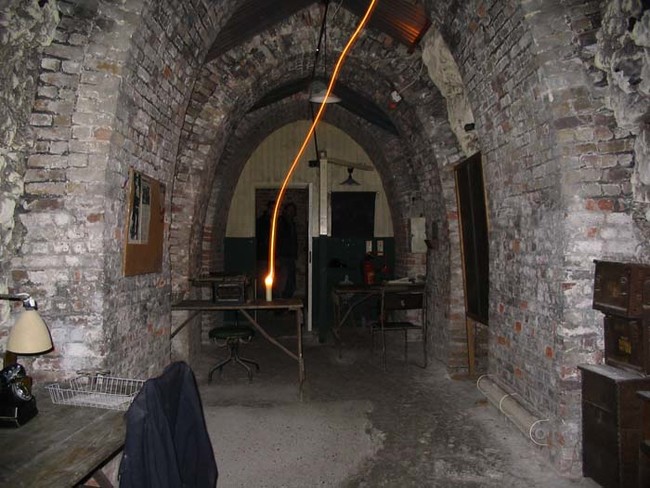 No ghost here, just an extra long exposure of a burning candle.