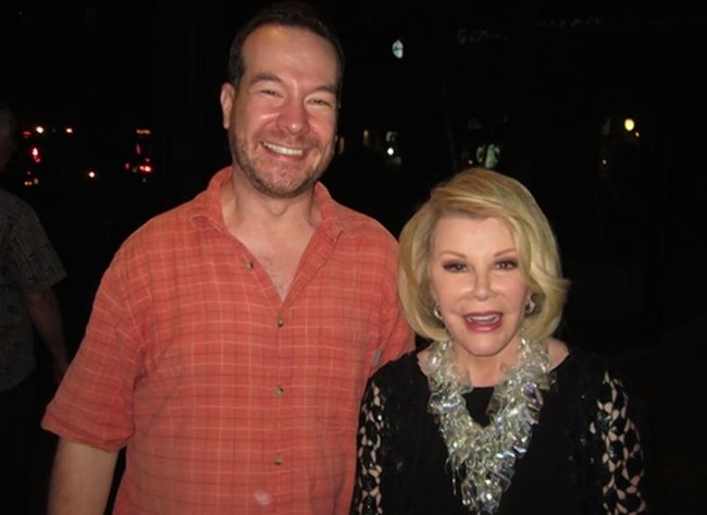 Joan Rivers the night before the she underwent a surgery whose complications would ultimately claim her life.