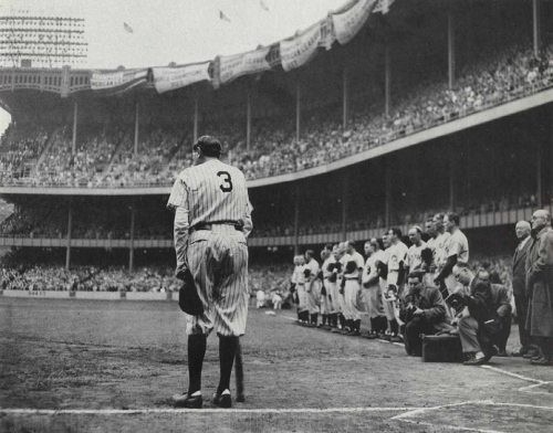 Babe Ruth's final appearance at Yankee Stadium
