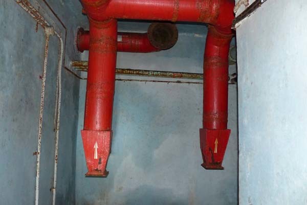 Possibly connected to the periscope pipes?