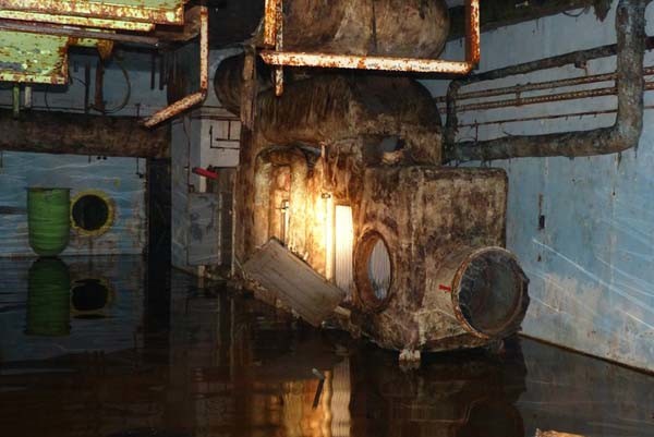 The "great hall," one of the biggest rooms they discovered.