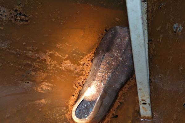 Some ghoul or ghost forgot their shoe.